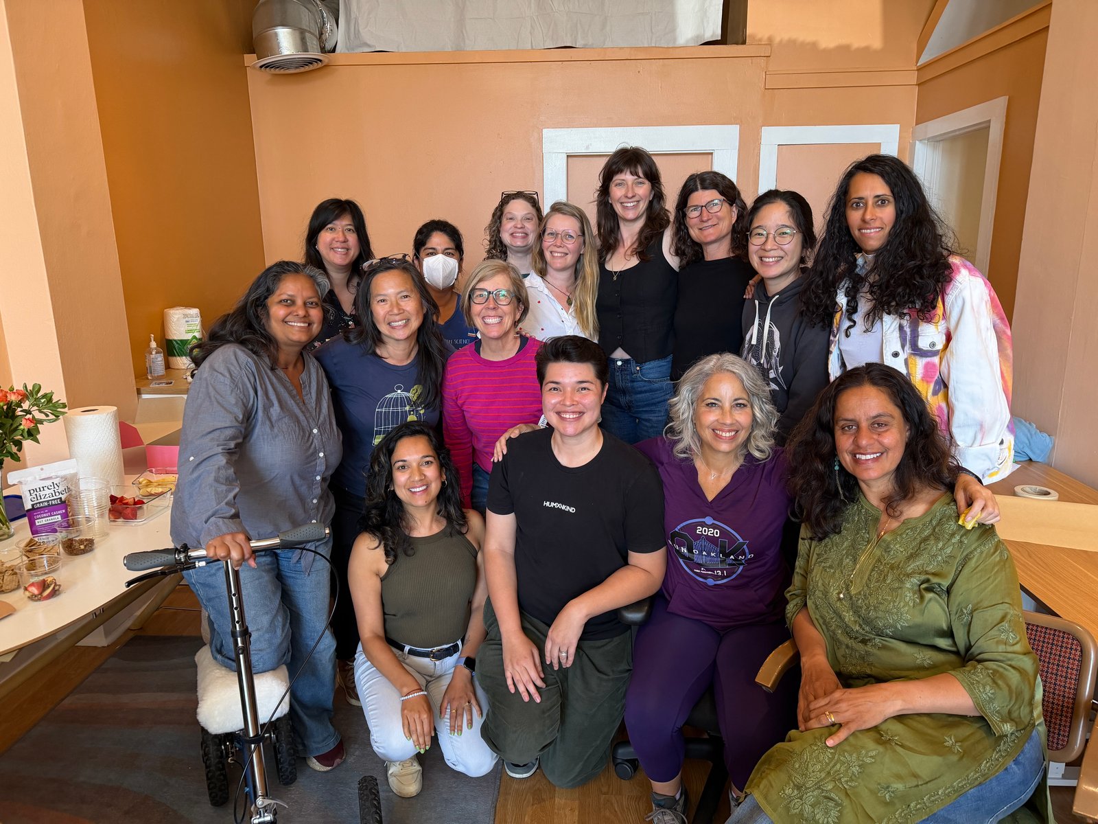 The Our Space Berkeley community — women, nonbinary folks, and femmes